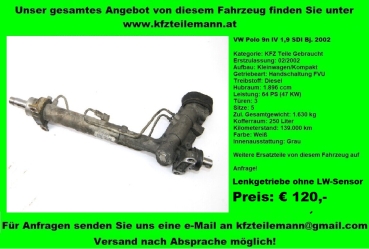 Lenkgetriebe VW Polo 1,9 SDI